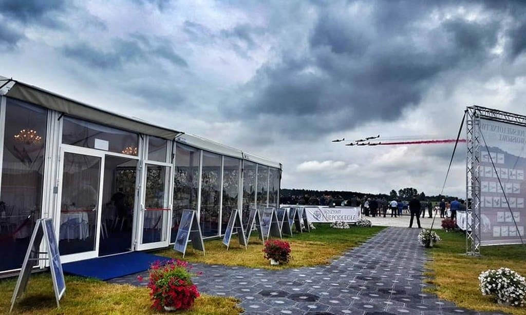 RAJT Air Show Radom hale namiotowe