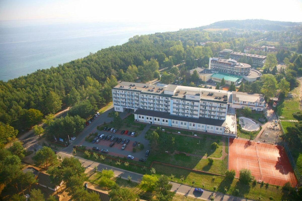 Hotel Astor z lotu ptaka